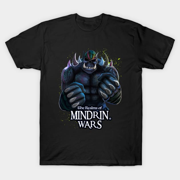 Burzum-Hai Orc Elite - Realms of Mindrin Wars T-Shirt by poolboy